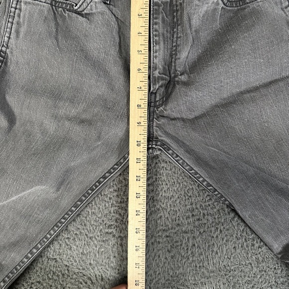 Levis Jeans Mens 32x34 Gray 513‎ Slim Straight Black Tab Line 8 - Picture 8 of 10